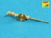Aber 35L-212 Set of barrels for Soviet tank T-50 45 mm 20K x 1 pcs.; 7,62 mm DT x 2 pcs. (1:35)
